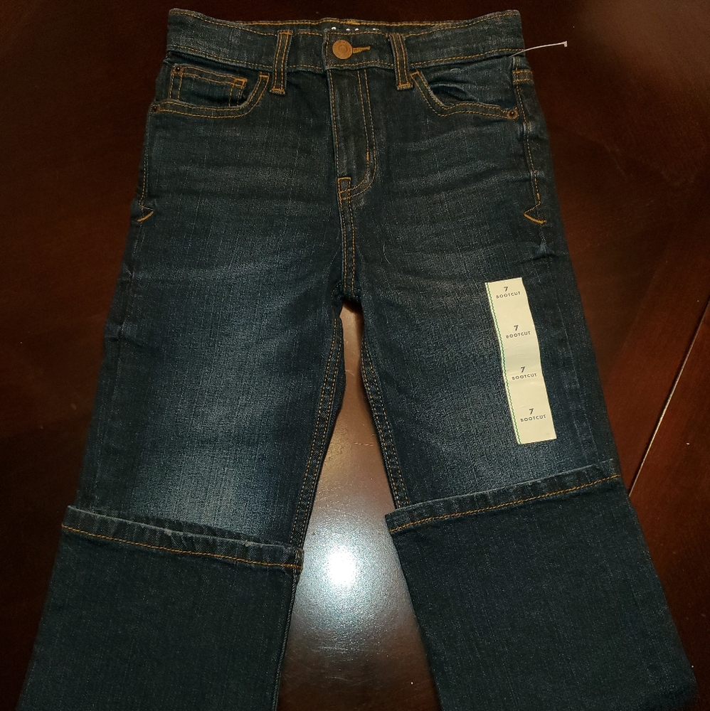 Boys Cat & Jack bootcut denim jeans - Picture 2 of 4
